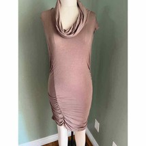 Kenar Slim Fit Bodycon Light Brown Dress Medium - $16.25