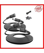 2Pack 30ft Power Supply Extension Cable 12V for Security Cameras &amp;  Devices - $44.06 CAD