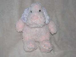 Kmart Stuffed Plush Fluffy Shaggy Pink Purple/Lavender Puppy Dog Beanbag... - £39.14 GBP