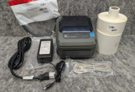 Works Zebra GX420D Direct Thermal Desktop Label Printer USB Serial Bundle - $149.99