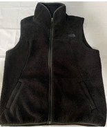 The North Face Sherpa Fleece Black Womens XL Full Zip Vest Hiking Sherpa New - $711.52 MXN