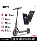 LP60 Electric Scooter 350W 19mph APP Smart Control Scooter 8.5inch tire ... - $4,486.38 MXN