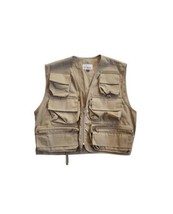 Vintage Orvis Khaki Fly Fishing Vest Beige Mens size M - £45.89 GBP