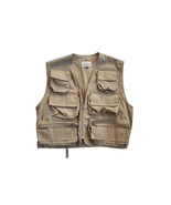 Vintage Orvis Khaki Fly Fishing Vest Beige Mens size M - £45.89 GBP