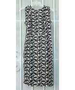 CALVIN KLEIN ~ Sz 2 Sleeveless Shift Pencil Dress Polyester Rayon ~ SHIP... - £27.86 GBP