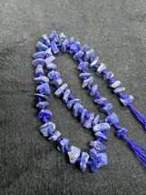 Raw matted Lapis Lazuli 16 &quot; long beading strand / string 1PCs sale good... - £13.95 GBP