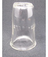 Glass Nipple Cover Baby Bottle Vintage Steri Seal 1940&#39;s Lid Antique US ... - £25.80 GBP