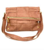 Hammitt VIP Women&#39;s Large Hammered Leathered Woven Crossbody Bag Pink - $229.38 CAD