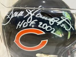 Amazing Dan Hampton HOF 2002 Autographed Chicago Bears Mini Helmet NFL - $117.81