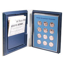 Franklin Mint Americana Legion Eccezionale Victories 24 Bronzo Medaglie Set - $374.22
