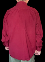 Wrangler Red Long Sleeve Shirt XL Vintage Premium Quality Long Sleeve Men&#39;s - $19.00