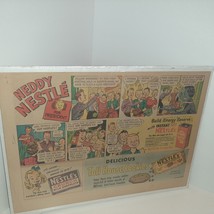 1949 Neddy Nestle Comic Section Print Ad Toll House Cookies 16x11 Crunch - £11.87 GBP