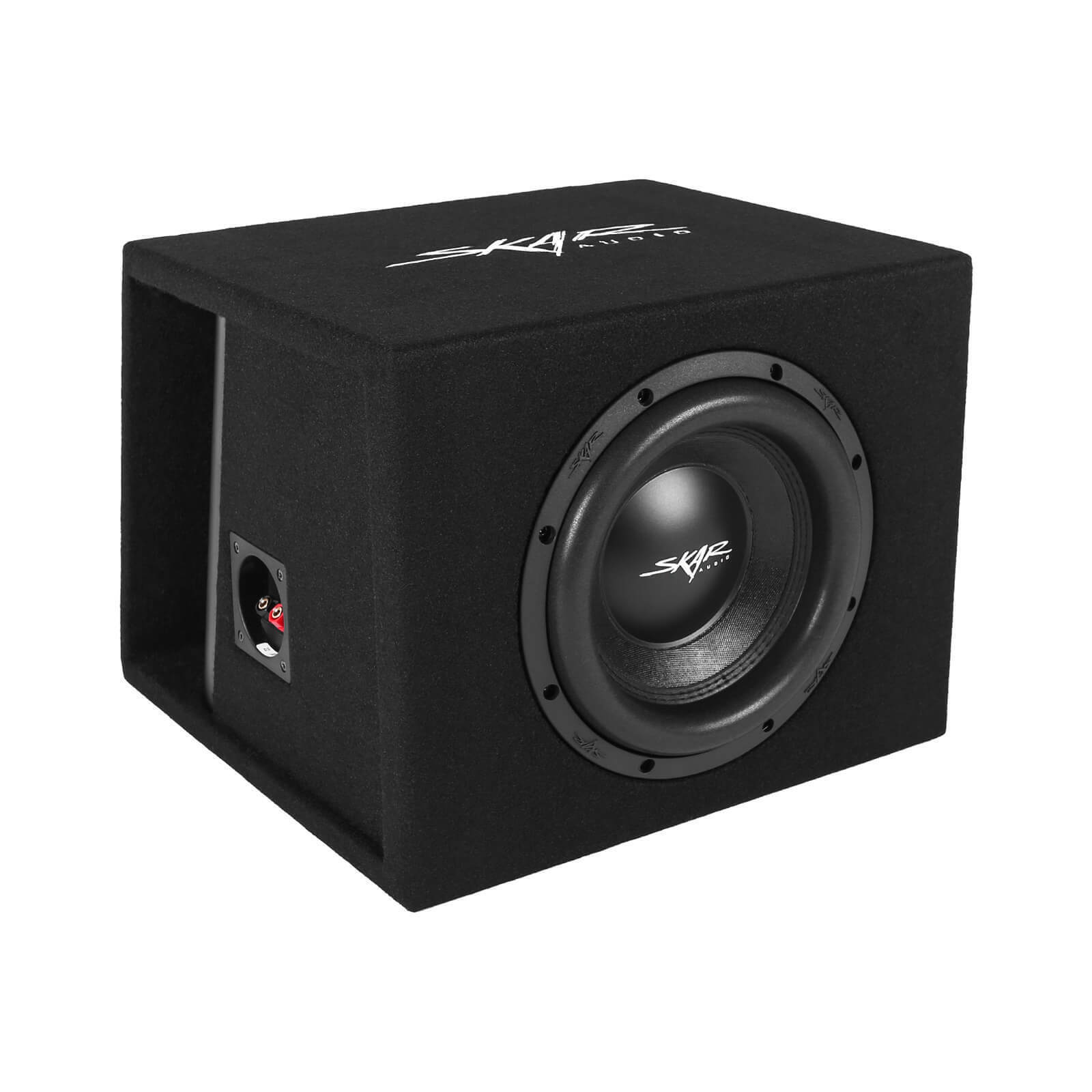NEW SKAR AUDIO SVR-1X10D2 SINGLE 10" 1600 WATT LOADED PORTED SUBWOOFER ENCLOSURE