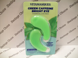 Vitamasques Green Caffeine Bright Eye Hydrogel Eye Pads - $7.37