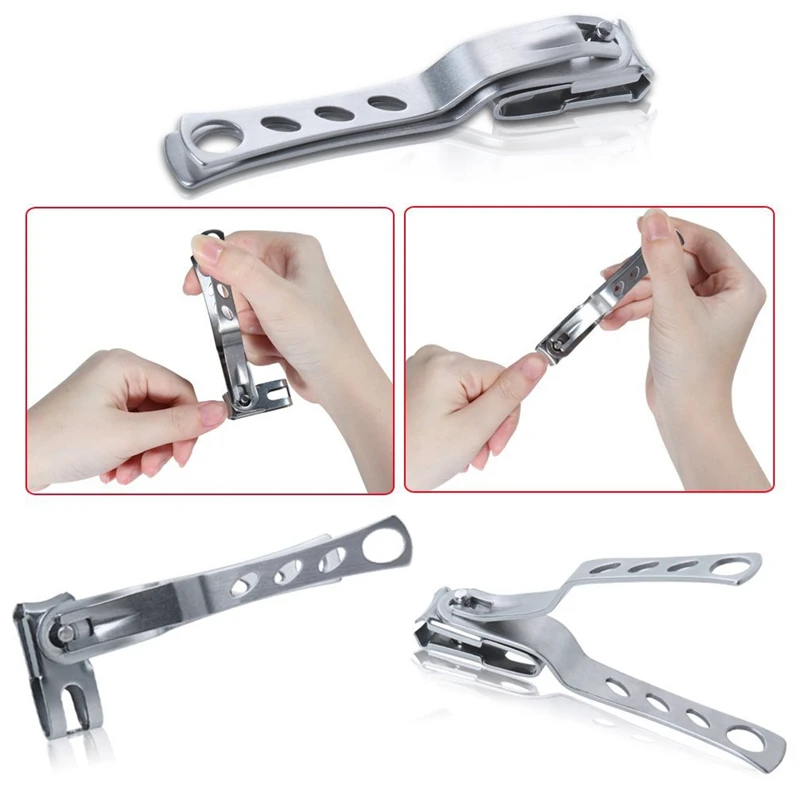 Rimmer scissor stainless steel manicure pedicure tool 360 degree rotary cuticle toenail thumb200