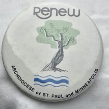 RENEW Archdiocese Of St. Paul Minneapolis Minnesota Vintage Pin Button P... - $11.95