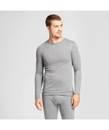 Goodfellow &amp; Co™ Mens Size Medium Gray Long Sleeve Wool Blend Thermal Un... - $42.10 CAD
