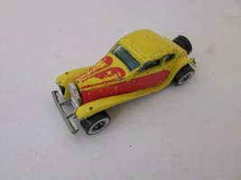 MATTEL HOT WHEELS DIECAST CAR MALAYSIA 1980 TOURING CAR YELLOW RED  H2 - £2.88 GBP