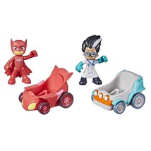 PJ Masks Owlette vs Romeo Battle Racers Preschool Toy, Vehicle and Action Figure - £22.37 GBP