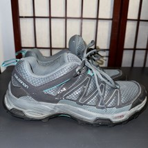 Salomon Womens Pathfinder 405144 Blue Hiking Shoes Sneakers Size 9.5 - £12.50 GBP