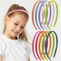 Shiny Headbands for Girls Sparkle Headbands for Women 1 cm Satin Covered... - $24.80