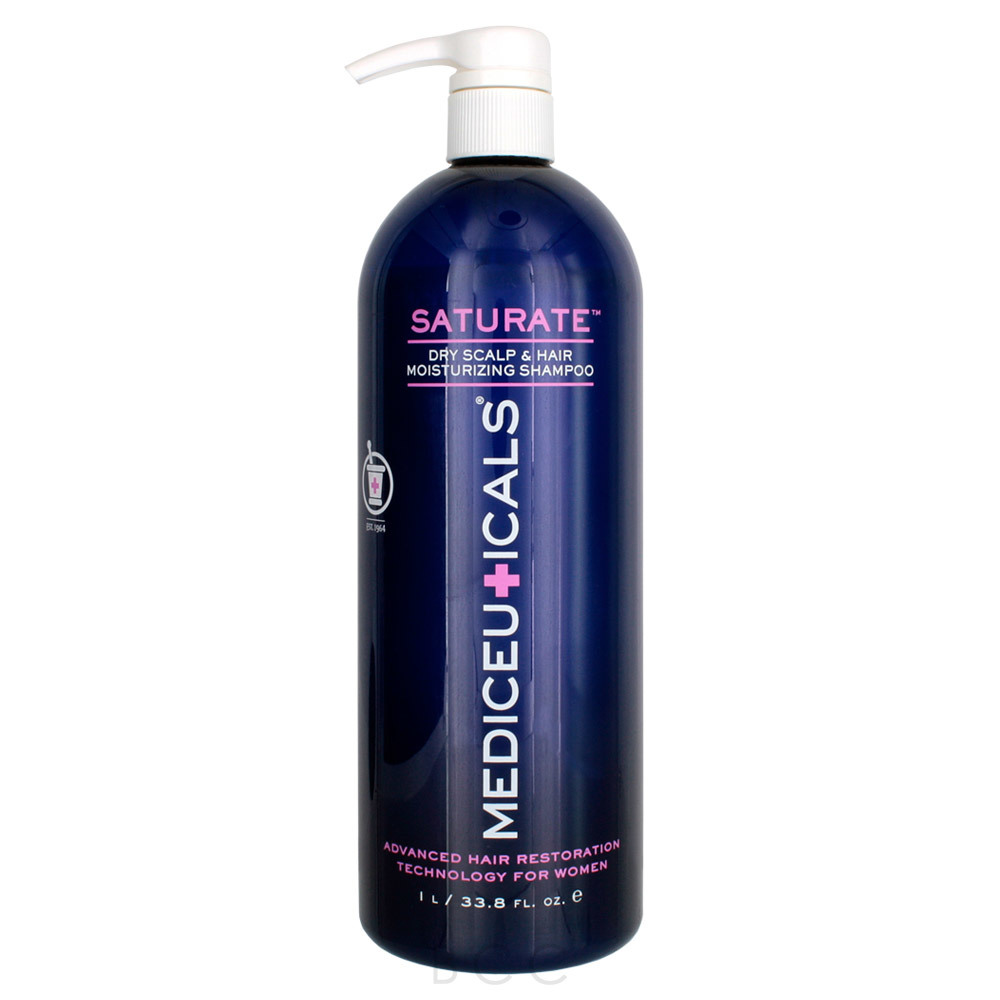 Mediceuticals Saturate - Dry Scalp  Hair Shampoo for Women Liter