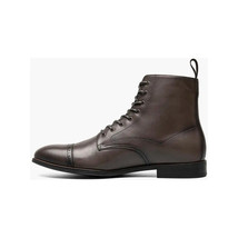 Stacy Adams Henry Cap Toe Lace Up Boot Leather Gray 25718-020 image 5