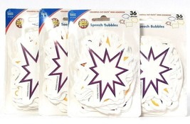 4 Packs Carson Dellosa Education Super Power Speech Bubbles 36 Ct Mini C... - $304.39 MXN