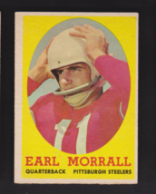 1958 Topps #57 Earl Morrall Steelers NM- - $14.00