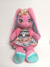 Build A Bear Honey Girl Risa Pink Bunny Rabbit 20&quot; Plush Stuffed Animal ... - £18.23 GBP