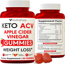 Keto Apple Cider Vinegar Gummies Advanced Weight Loss, Heart Health &amp; De... - $15.88