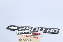 00-06 CHEVROLET SILVERADO 2500 HD DURAMAX DIESEL BADGE Q0857 image 9