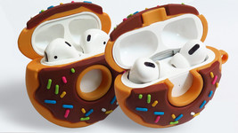 Novelty (Chocolate Donut) Airpod (2nd &amp; 3rd Generation) Silicon Protecti... - $24.62 CAD+