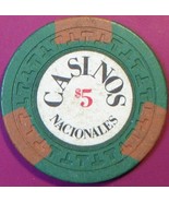 $5 Casino Chip. Casino Nationales, Panama. T51. - $5.99