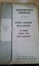 JOHN DEERE OM-K7-151 OPERATOR&#39;S MANUAL, &quot;H&quot; SERIES WHEEL TYPE DISK - $19.95