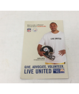 Pittsburgh Steelers 2010 pocket size game schedule United way Charlie Batch - $373.46 MXN