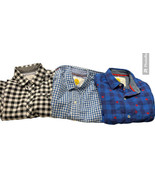 Lot of 3 Boden/Craft + Flow 5-6Y Long sleeve button down stars plaid che... - £27.15 GBP