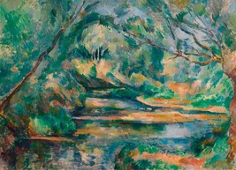 12586.Room Wall Poster.Interior art design.Paul Cezanne painting.The Brook - £12.73 GBP+