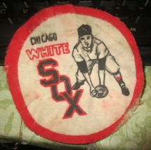 Chicago White Sox 4&quot; 98mm diameter cloth Patch vintage mid century - £7.47 GBP