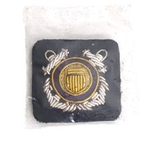 Vintage NOS US Coast Guard Shield Anchor Insignia Patch 1 1/8&quot; x 1 1/4&quot; - £6.93 GBP