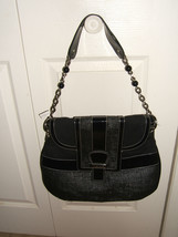 White House Black Market Brand New Black Designer Satchel Purse-NWT  - £23.42 GBP