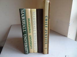 Lot Of 6 Marshall University Vintage Lot Yearbooks Huntington, West Virginia - £33.81 GBP