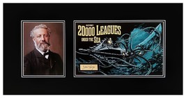 Jules Verne Signature Cut From a Book Museum Framed Ready to Display - €2.138,66 EUR