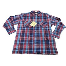 Saugatuck Dry Goods Company Ltd. Flannel  Plaid 100% Cotton Sz Medium Re... - $28.71