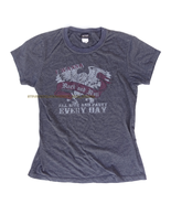 Womens I Wanna Rock Roll All Nite Party Gray XL Shirt Kiss Wish Upon Sta... - $10.00