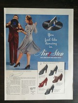 Vintage 1941 Air Step Women&#39;s Shoes Full Page Original Ad - 422 - £5.22 GBP
