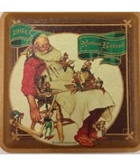  Norman Rockwell Snickers 1994 Collectible Tin Can with Lid Santa  Mini ... - $13.21 CAD