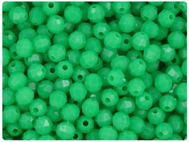 BeadTin Grasshopper Neon Bright 6mm Faceted Round Craft Beads (600pcs) - $2.49