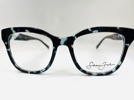 New SEAN JOHN SJLO 6048E 456 Crystal Aqua Tortoise Eyeglasses 56/20/145 - $49.45
