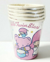 Little Twin Stars Papierfolie Tasse Ver,2 Old SANRIO 1985 Vintage Retro Rare - £27.04 GBP